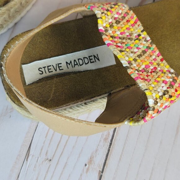 Steve Madden Jaklin Espadrille Platform Sandals | Women’s Slip-On | Size 9 - Picture 6 of 12